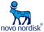 Novo Nordisk logo.