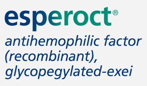 Esperoct antihemophilic factor (recombinant), glycopegylated-exei logo.